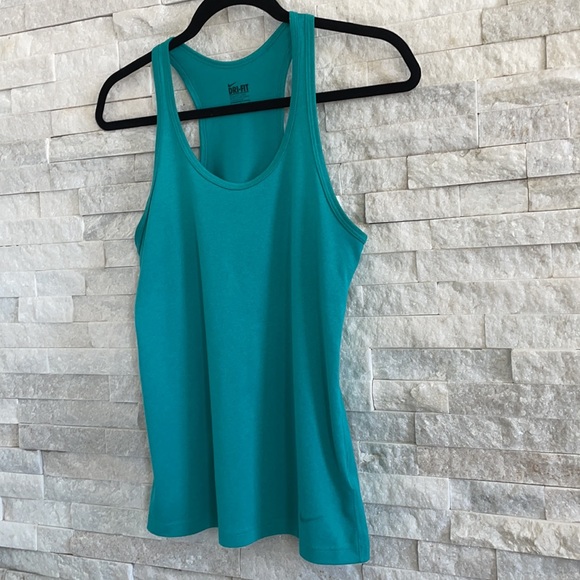 Nike Dri-Fit Turquoise Tank Top - Picture 2 of 5